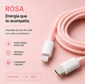 🍏 Cable USB-C a Lightning para carga rápida en iPhone