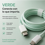 ⚡ Cable USB-C a USB-C de carga rápida y alto rendimiento